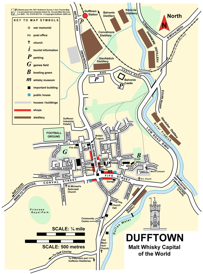 Map of Dufftown